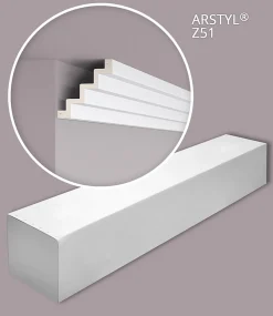Noel & Marquet Moulure Et Rosace De Plafond<Corniche NMC Z51-box ARSTYL 1 carton 8 pièces Moulure décorative