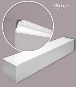 Noel & Marquet Corniche NMC Z3-box ARSTYL 1 carton 12 pièces Moulure décorative- Moulure Et Rosace De Plafond