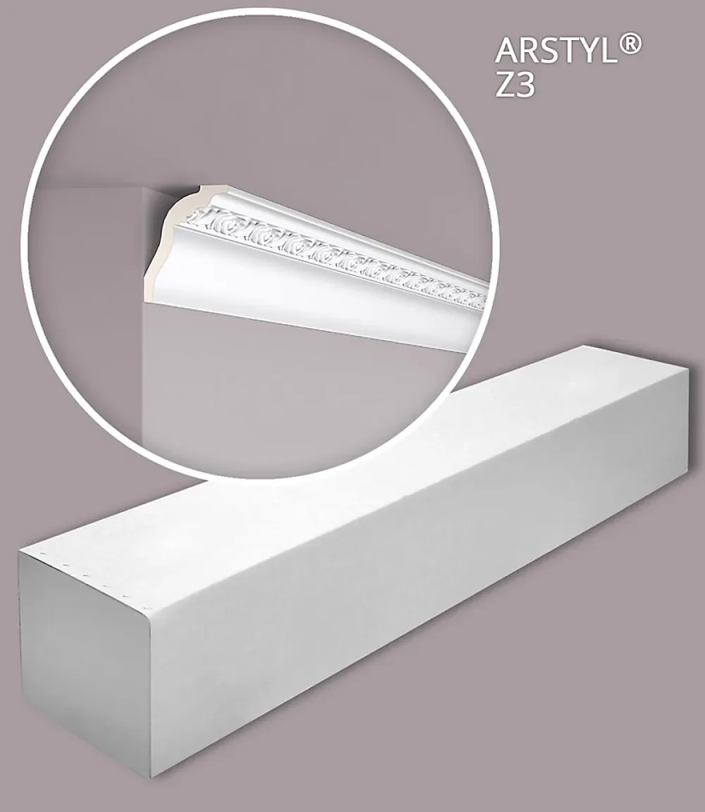 Noel & Marquet Corniche NMC Z3-box ARSTYL 1 carton 12 pièces Moulure décorative- Moulure Et Rosace De Plafond