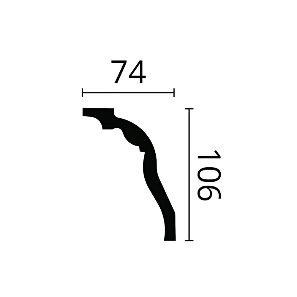 Noel & Marquet Corniche NMC Z3-box ARSTYL 1 carton 12 pièces Moulure décorative- Moulure Et Rosace De Plafond