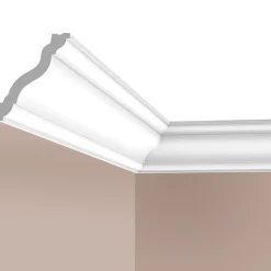 Cimaises Et Plus Moulure Et Rosace De Plafond<Corniche Plafond C19 - 7x6x200cm (h x p x L) - moulure décorative polymère