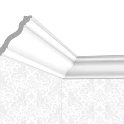 Cimaises Et Plus Moulure Et Rosace De Plafond<Corniche Plafond C19 - 7x6x200cm (h x p x L) - moulure décorative polymère