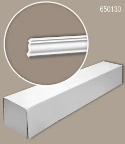Profhome Corniche 650130 1 carton 10 pièces Moulure décorative- Moulure Et Rosace De Plafond