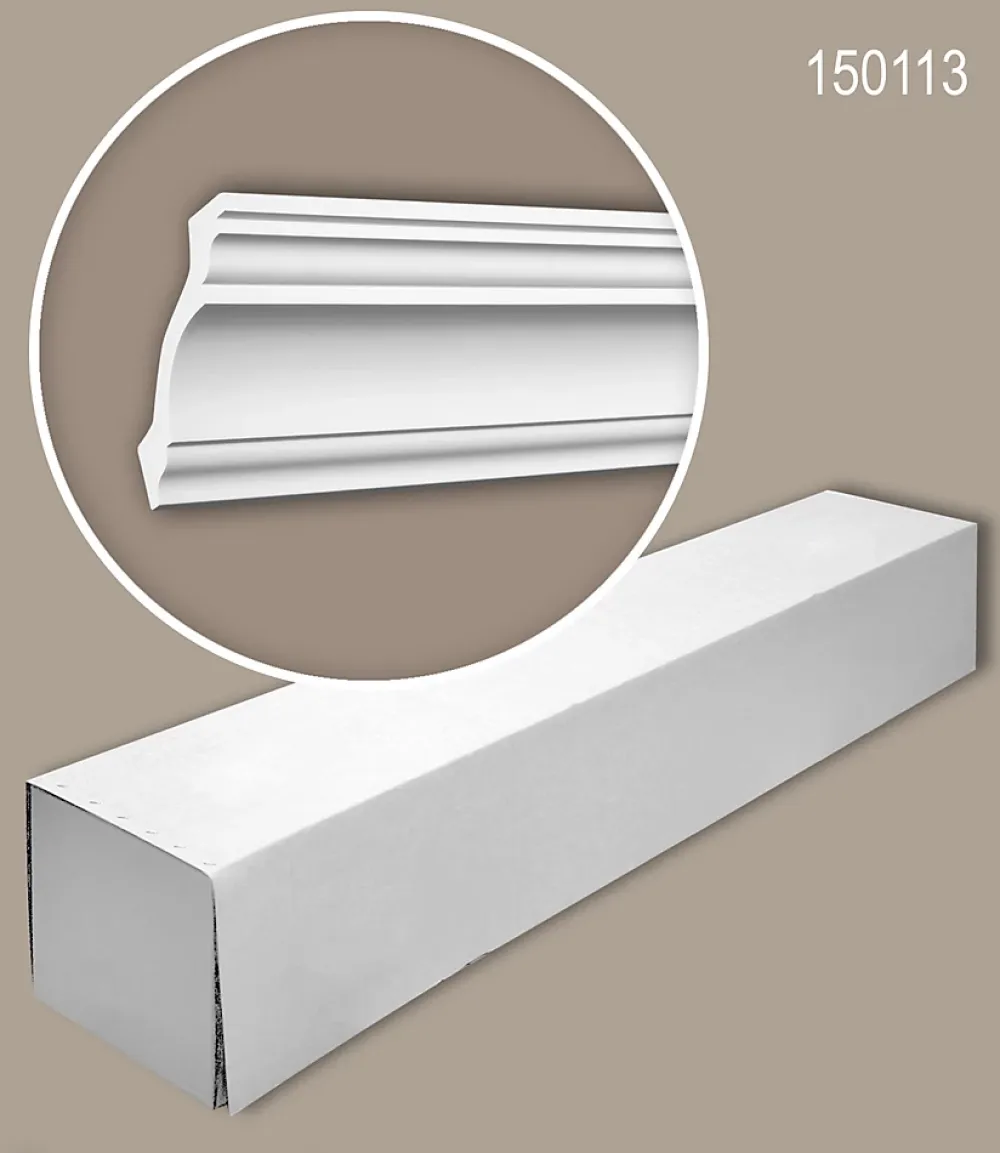 Profhome Moulure Et Rosace De Plafond<Corniche 150113 1 carton 16 pièces Moulure décorative