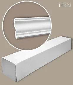 Profhome Moulure Et Rosace De Plafond<Corniche 150126 1 carton 8 pièces Moulure décorative