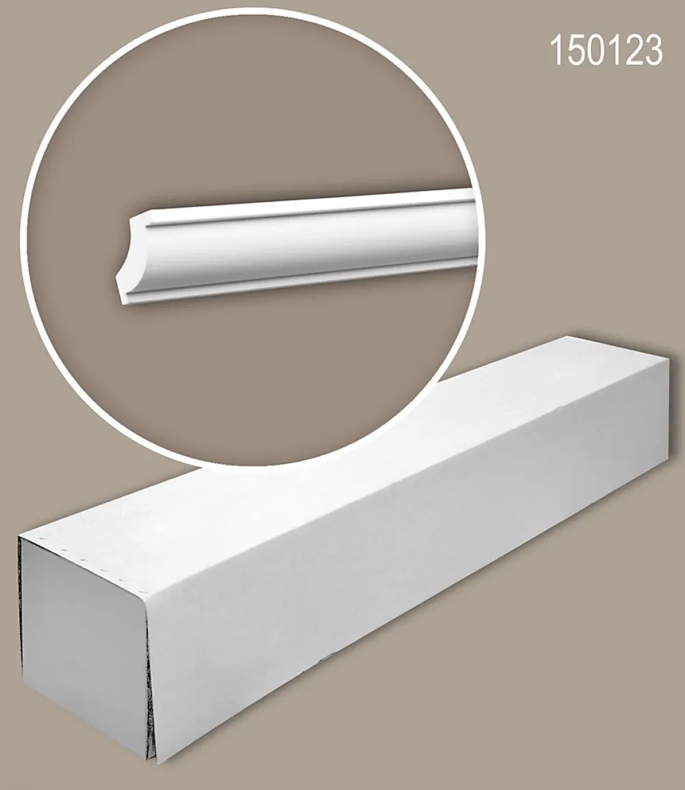 Profhome Corniche 150123 1 carton 36 pièces Moulure décorative- Moulure Et Rosace De Plafond