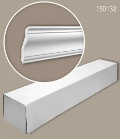 Profhome Corniche 150133 1 carton 6 pièces Moulure décorative- Moulure Et Rosace De Plafond