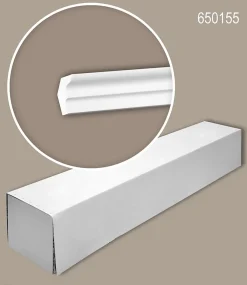 Profhome Corniche 650155 1 carton 10 pièces Moulure décorative- Moulure Et Rosace De Plafond