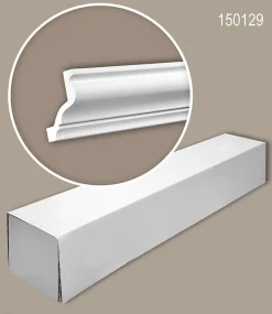Profhome Corniche 150129 1 carton 12 pièces Moulure décorative- Moulure Et Rosace De Plafond