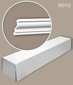 Profhome Moulure Et Rosace De Plafond<Corniche 650103 1 carton 16 pièces Moulure décorative