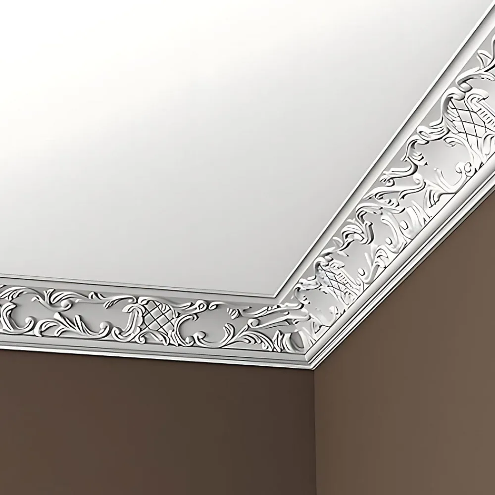 Profhome Corniche 150125 Moulure décorative- Moulure Et Rosace De Plafond