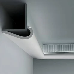 Profhome Moulure Et Rosace De Plafond<Corniche 150710 Moulure de plafond Corniche pour éclairage indirect 2 m