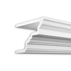 Profhome Corniche 431201 Profil de façade Moulure décorative Moulure décorative- Moulure Et Rosace De Plafond