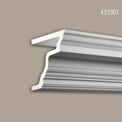 Profhome Moulure Et Rosace De Plafond<Corniche 431301 Profil de façade Moulure décorative Moulure décorative