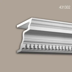Profhome Corniche 431302 Profil de façade Moulure décorative Moulure décorative- Moulure Et Rosace De Plafond