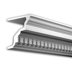 Profhome Corniche 402201 Profil de façade Moulure décorative Moulure décorative- Moulure Et Rosace De Plafond