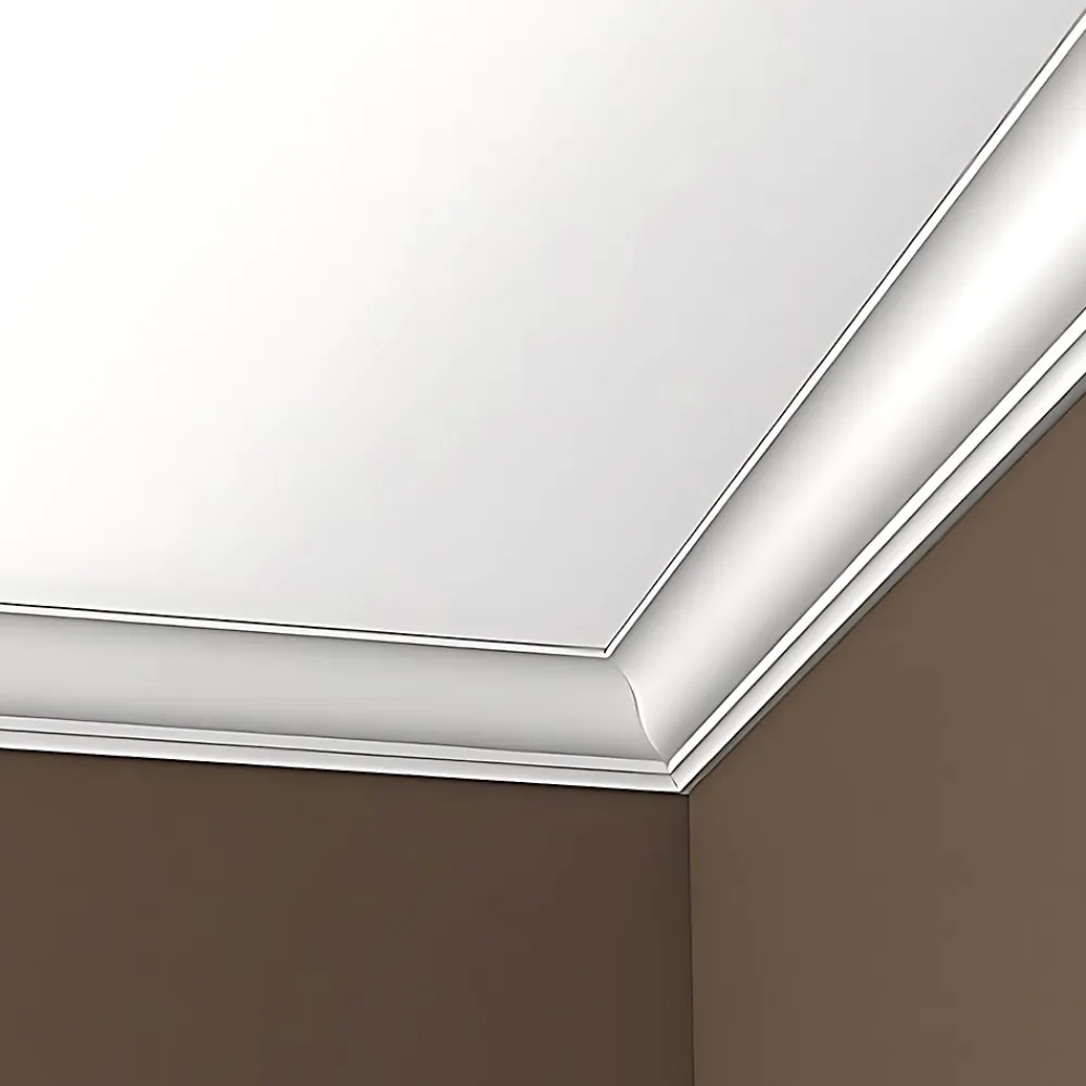 Profhome Moulure Et Rosace De Plafond<Corniche 150144F Moulure décorative flexible