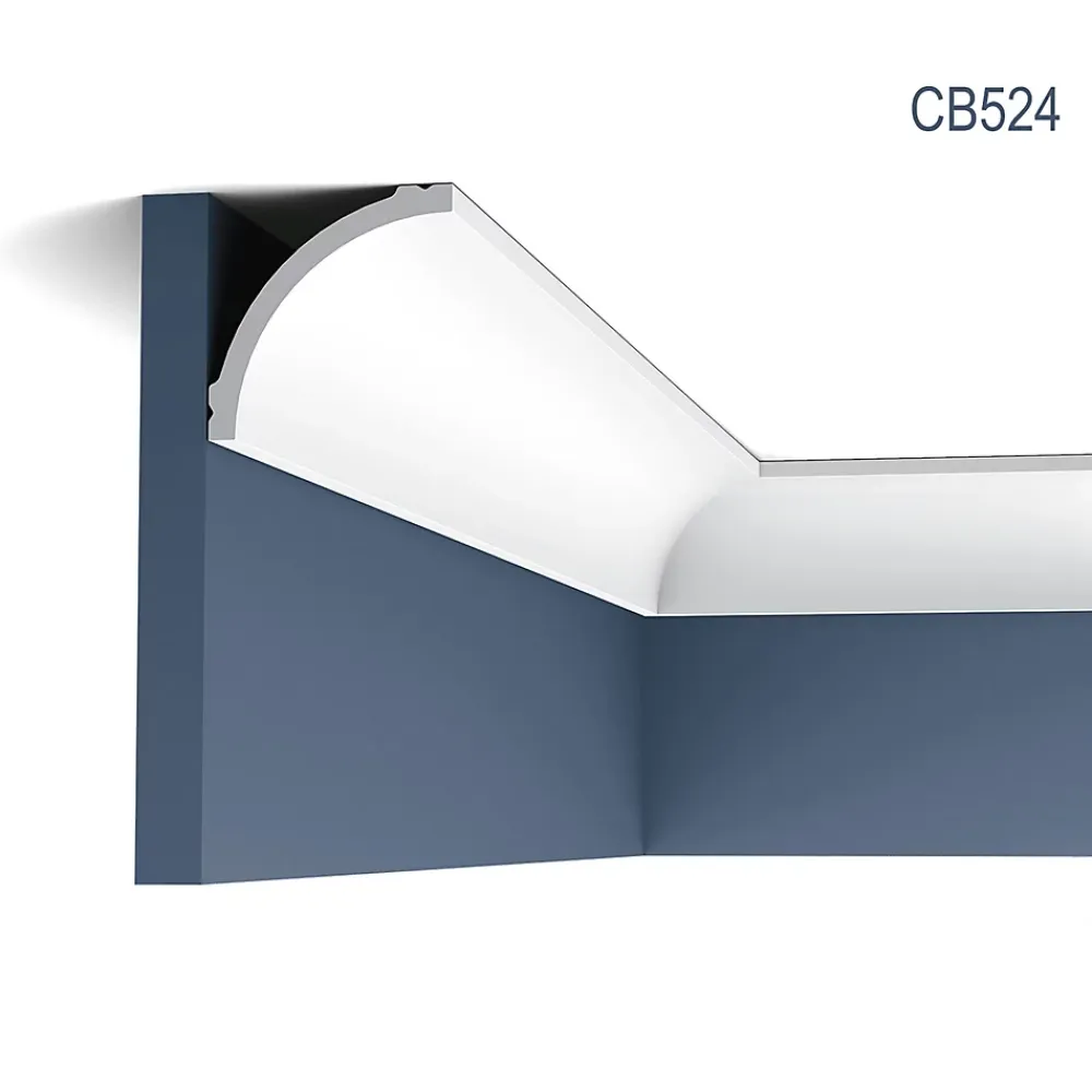 Orac Decor Corniches CB524N-box-10 BASIXX 1 carton 10 pièces Moulures décoratives- Moulure Et Rosace De Plafond