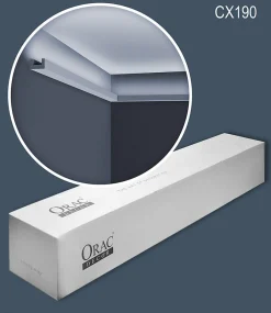 Orac Decor Corniches CX190-box AXXENT U-PROFILE 1 carton 2 pièces Moulures décoratives- Moulure Et Rosace De Plafond