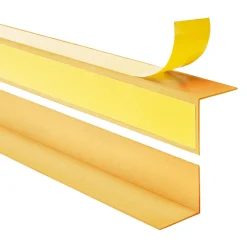 Quest Corniere d'angle interieur PVC 35x35mm Autocollante, 150 cm, or- Plinthe Pour Sol En Vinyle Et Pvc