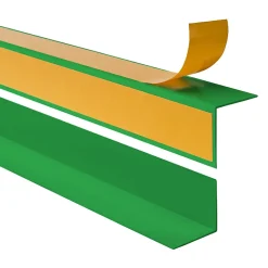 Quest Corniere d'angle interieur PVC 20x20mm Autocollante, 200 cm, vert gazon- Plinthe Pour Sol En Vinyle Et Pvc