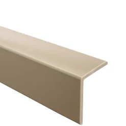 Quest Corniere PVC 27x27mm - Profil d angle souple de protection, 90 cm, beige- Plinthe Pour Sol En Vinyle Et Pvc