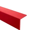 Quest Corniere PVC 50x50mm - Profil d angle souple de protection, 165 cm, rouge- Plinthe Pour Sol En Vinyle Et Pvc