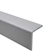 Quest Plinthe Pour Sol En Vinyle Et Pvc<Corniere PVC 35x35mm - Profil d angle souple de protection, 130 cm, argenté