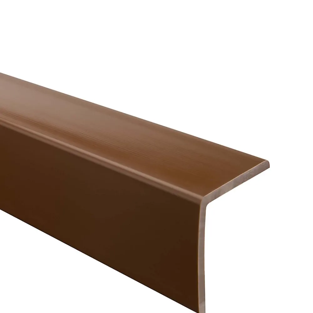 Quest Plinthe Pour Sol En Vinyle Et Pvc<Corniere PVC 40x40mm - Profil d angle souple de protection, 100 cm, marron