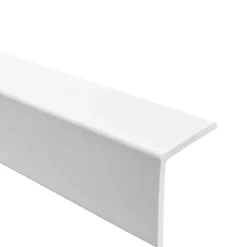 Quest Corniere PVC 35x35mm - Profil d angle souple de protection, 70 cm, blanc- Plinthe Pour Sol En Vinyle Et Pvc