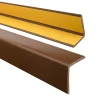 Quest Plinthe Pour Sol En Vinyle Et Pvc<Corniere PVC 27x27mm , Profile d angle autocollant, Protection murale, 110 cm, marron
