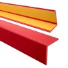 Quest Plinthe Pour Sol En Vinyle Et Pvc<Corniere PVC 50x50mm , Profile d angle autocollant, Protection murale, 70 cm, Rouge