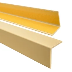 Quest Corniere PVC 27x27mm , Profile d angle autocollant, Protection murale, 70 cm, cremeux- Plinthe Pour Sol En Vinyle Et Pvc