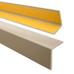 Quest Plinthe Pour Sol En Vinyle Et Pvc<Corniere PVC 40x40mm , Profile d angle autocollant, Protection murale, 180 cm, beige