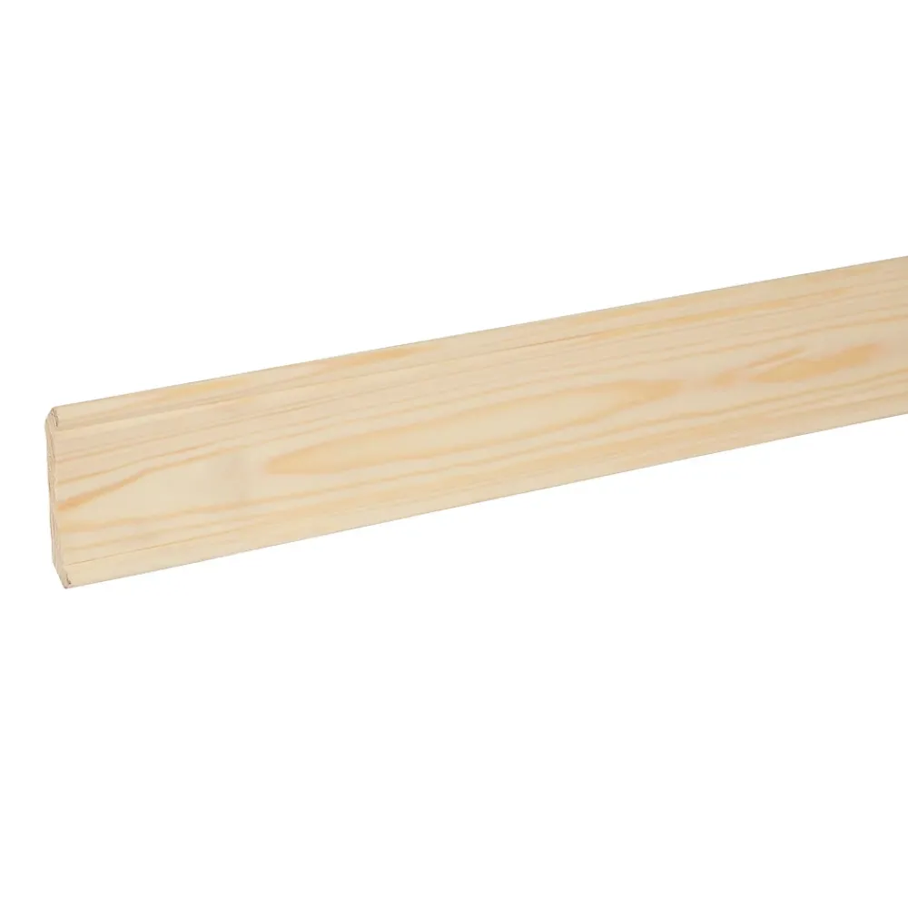 Cornière en pin 10 x 60 mm L.2,4 m ép.1 cm- Moulure