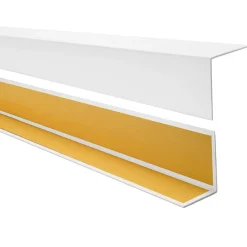 Quest Plinthe Pour Sol En Vinyle Et Pvc<Cornière PVC 25x15mm , Autocollante, Protection coins et arêtes, 100 cm, blanc