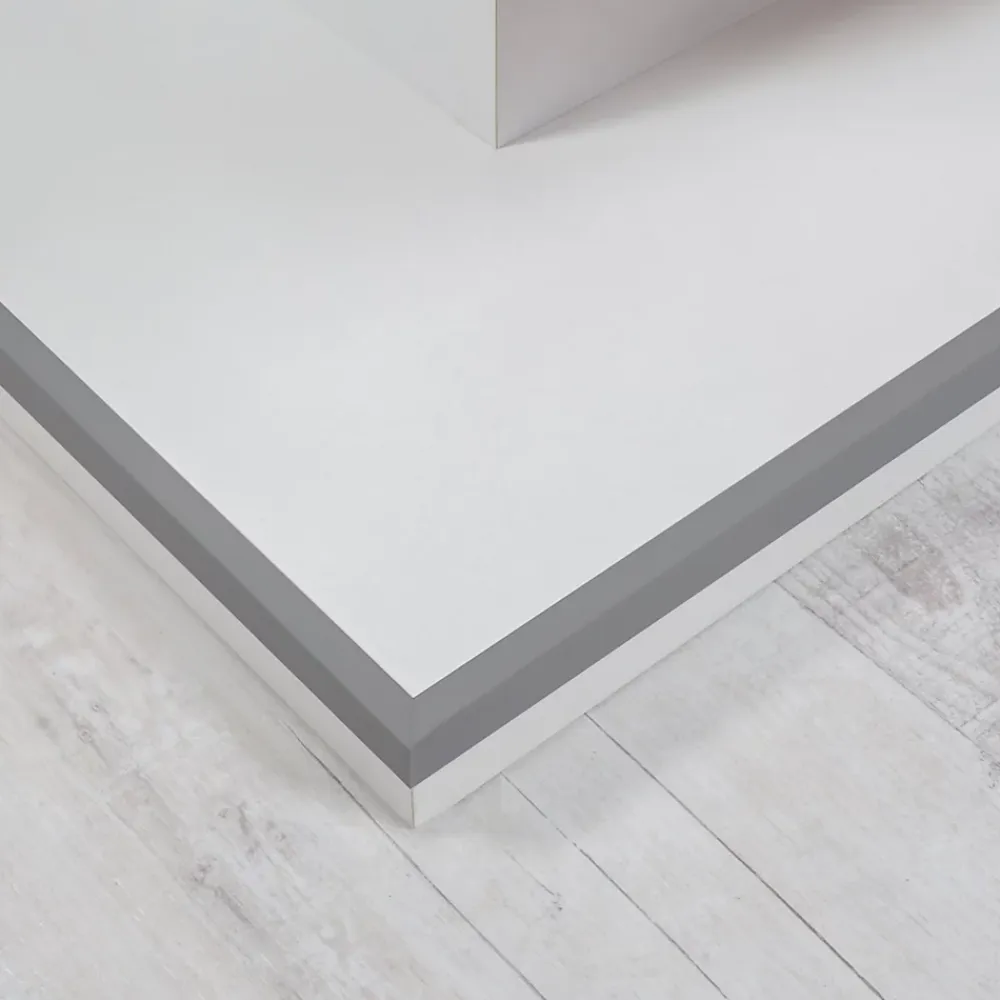 Quest Plinthe Pour Sol En Vinyle Et Pvc<Cornière PVC 25x15mm , Autocollante, Protection coins et arêtes, 150 cm, gris foncé