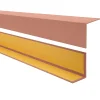 Quest Plinthe Pour Sol En Vinyle Et Pvc<Cornière PVC 20x20mm , Autocollante, Protection coins et arêtes, 100 cm, marron clair