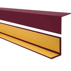 Quest Plinthe Pour Sol En Vinyle Et Pvc<Cornière PVC 15x15mm , Autocollante, Protection coins et arêtes, 150 cm, bordeaux