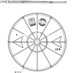 Jouplast Outils Parquet Et Sol Stratifié<Correcteur de pente 2,5% pour plot dalle - A l'unite