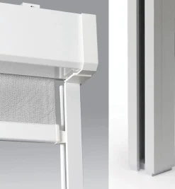 Protecta Coulisse pour store extérieur blanc 195 cm- Volet Roulant