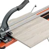 Giantex Outils Du Carreleur<Coupe-Carreaux Manuel avec Cadran en Alliage Amovible et Pieds de Support,Longueur 600 MM,Epaisseur Maximale 12 MM,Angle de Coupe
