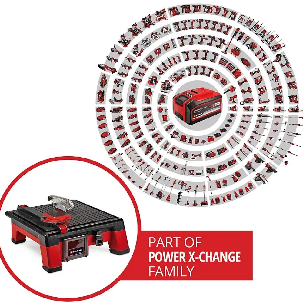 Einhell Coupe-carrelage sans fil TE-TC 18/115 Li-Solo 18V (sans batterie)- Outils Du Carreleur
