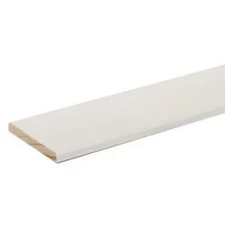 Couvre joint rabotée lisse blanc 250 x 37,5 cm- Lambris Mural