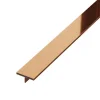 Ilcom Profilé Carrelage<Couvre-joint profilé décoratif Ts en inox rectifié Cuivre poli - 15mm x 2440mm x 0,65 ep.
