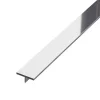 Ilcom Profilé Carrelage<Couvre-joint profilé décoratif Ts en inox rectifié Argent poli - 15mm x 2440mm x 0,65 ep.