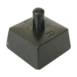 Afbat Crapaudine fonte ø16 mm - acier noir- Accesoire Pour Volet