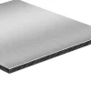 Sedpa France Verre Synthétique<Crédence réversible en aluminium brossé / aluminium brut 2 x 1 m ép. 3 mm