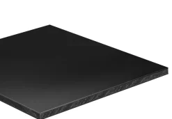 Sedpa France Verre Synthétique<Crédence réversible noir satiné / noir mat 2 x 1 m ép. 3 mm