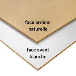 Creative Deco Panneau Bois, Osb, Mdf<10 x Panneau MDF Blanc 600 x 400 x 3 mm - Planche Bois Brut - Idéal Bricolage, Découpe Laser, Gravure, Pyrogravure
